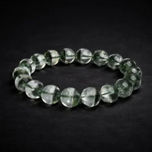 Green Phantom Crystal Bracelet – Wood Element for Career Prosperity & Wealth