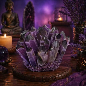 Amethyst Cluster - Natural Crystal for Spiritual Growth and Home Harmony
