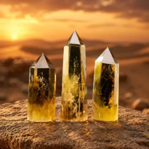 Citrine Crystal Point - Earth Element for Abundance and Wealth Attraction